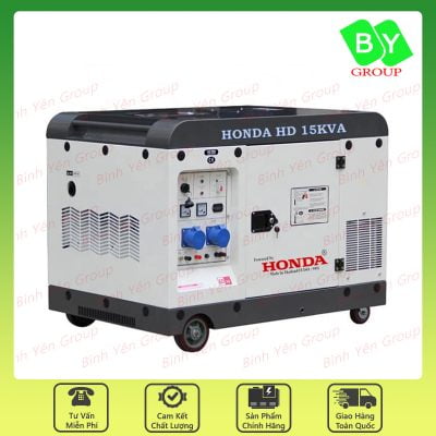 Máy phát điện Honda HD 15kVA 3 pha chạy dầu