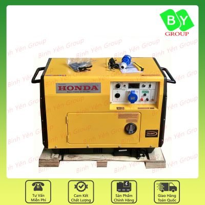 Máy phát điện siêu chống ồn Honda HD7600MV 5kW chạy dầu