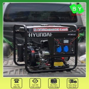Máy phát điện Hyundai HY30CLE 2.6kW chạy xăng